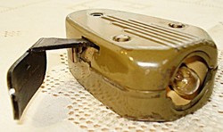 II. világháborús német, katonai, dinamós lámpa (1943) (Philips 7424)