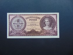 1 milliárd pengő 1946  Szép ropogós bankjegy  