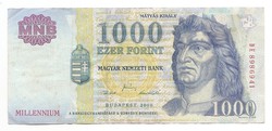 1000 Forint 2000 DE Sorozat MILLENNIUM