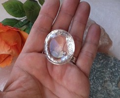 VALÓDI TERM. CSODASZÉP BRILLIANT KRISTÁLYTISZTA "GIGANTIKUS" KVARC ÉKKŐ, IF!!! BRAZÍLIA, 136,75ct!!!