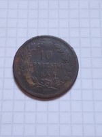  10  Centesimi  Olaszország  1866 !!
