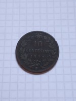  10  Centesimi  Olaszország  1893 !!