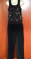 Gianfranco ferre velvet pants and sleeveless sequin vest are very nice.