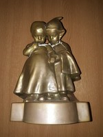 Eozin Zsolnay nagyméretű Jancsi és Juliska 