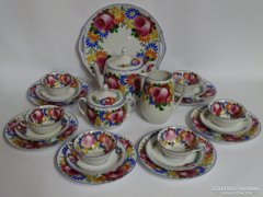 Antique! From 1920! Hand-painted tea / coffee / cookie porcelain. 