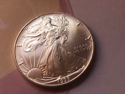 1995 USA ezüst sas 31,1 gramm 0,999