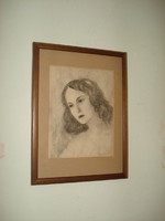 Bartha László Női portré