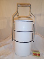 Fém - Éthordó - KARCMENTES - nagyméretű - 43 x 19 cm - szép használható! min. 1,5 - 1,5 - 2 liter