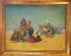 Cserna Károly (1867–1944): Arab jelenet