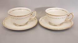 Zsolnay stafír kávés csészék párban