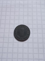 Horogkeresztes érme 1 Pfennig 1941 "E" ! Ritka !!