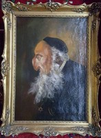 Rabbi festmény  