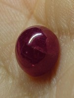 Ovális kaboson pink rubin drágakő (51)
