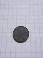 Horogkeresztes érme 1 Pfennig 1941 "A"  !!