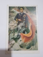Vitéz Nagybányai Horthy Miklóst ábrázoló képeslap Ritka! Nemzeti Torna Egylet Miklós terméből