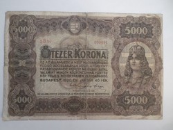 5000 korona 1920
