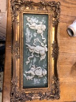  Antik Biszkvit porcelán kép
