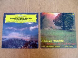 2 db. Antonin Dvorak hanglemez egyben (LP) Symphonie No.9 / No.3