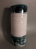 Lux Elek igen ritka kerámia cilinder váza