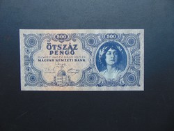 500 pengő 1945 Hajtatlan bankjegy