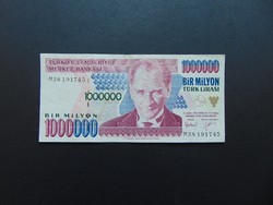 Törökország 1 millió lira 1970 Szép ropogós bankjegy 