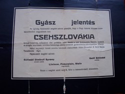 Irredenta röplap gyűjtőknek 1939-ből (Csehszlovákia összeomlása idején készítették)