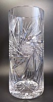 Csiszolt  ólomkristály váza, magasság 25 cm. , súly 1.6 kg. 