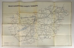 0V426 Magyarország vasúti térképe 1967