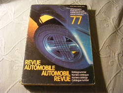 Automobil Revue 1977 - svájci autókatalógus 