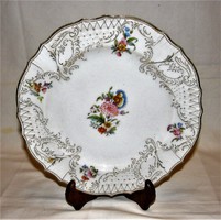 Antik tányér Pfeiffer & Lövenstein Schlackenwerth porcelán