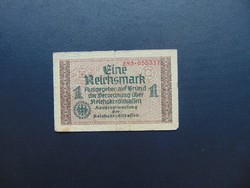 1 reichsmark 1940 Horogkeresztes bankjegy