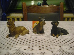 Retro játék kutya figura - három darab