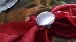 Hatalmas modern ezüst gyűrű