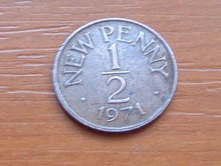 GUERNSEY 1/2 NEW PENNY 1971 
