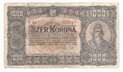 1000 Korona 1923 B64