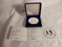Goldsmith László Papp - Hungarian Olympic team 1992 silver medal 1990 edition