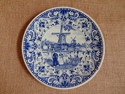 Delfts blauw - holland Delft-i kék jelenetes tányér