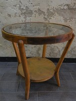 Art deco oak table (jindrich halabala)