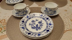 Két nagyon szép meisseni mintás Marienbad Ingres Weiss teásszett tányérral!