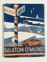 Balatoni útmutató 1940-ből,könyv