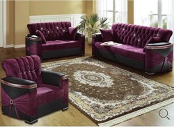 Új Chesterfield stílusú 3+2+1 luxus ágyazható kanapé szett