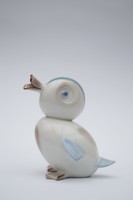 Aquincum aquazur kacsa - madár retro porcelán figura