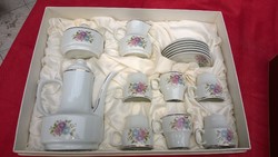 In Art Deco style - hólloház coffee set - mocha set in a box of 6 pieces, 70s -