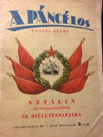 A páncélos / ünnepí szám  /1949.8. /RÍTKA