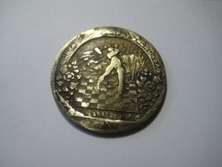 Commemorative medal, probably council republican, copper, the inscription was polished, anno, ...