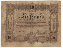 10 Tíz forint 1848 Kossuth bankó 1.