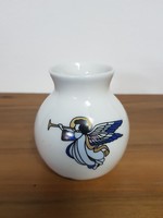 WITEG - Kőporc porcelán angyalkás váza
