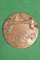 Csíkszentmihályi Róbert: Pro Turismo (Országos Idegenforgalmi Tanács) bronz plakett