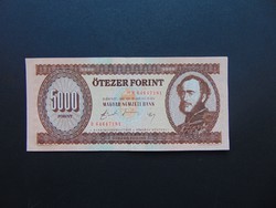5000 forint 1990 H egy középső függőleges köteghajtás !  