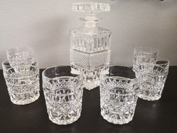 Whiskey-s készlet díszüveg és 6 pohár
